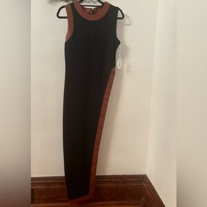 STAUD/ Pointer Top / Black with Brown Trim / Medium